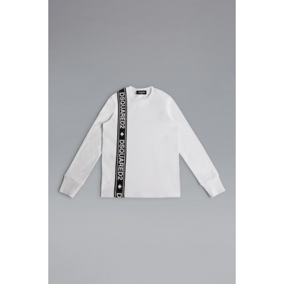 Dsquared2 longsleeve wit DQ03NZ-DQ100 Dsquared2 longsleeve wit DQ03NZ-DQ100